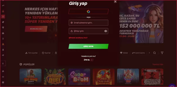 Login form